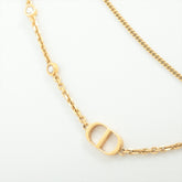 Christian Dior Star Rhinestone Gold Necklace Costume Jewellery